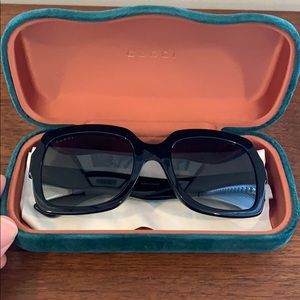 Gucci 54mm Square Oversized Sunglasses